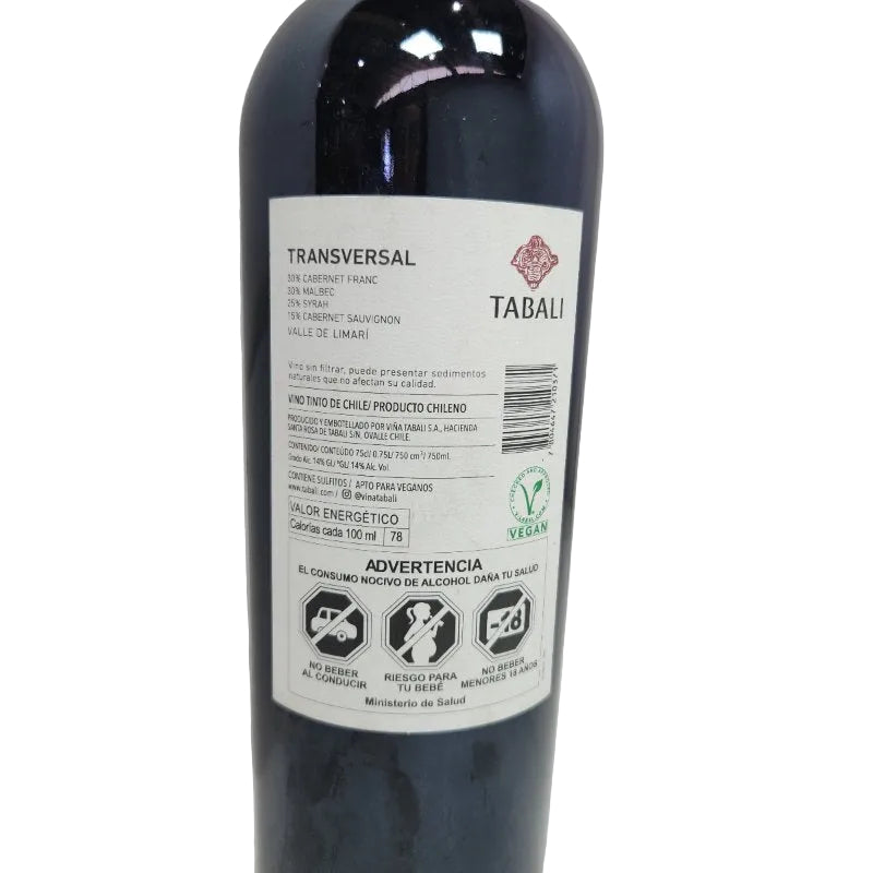 Vino Tabalí Reserva Transversal Red Blend 2018 - Valle de Limarí, 750 ml