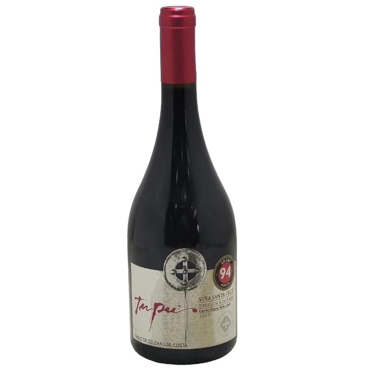 VINO TINTO SANTA CRUZ TUPU EDICION LIMITADA CABERNET SAUVIGNON - PETIT VERDOT VALLE DE COLCHAGUA 750 ML 2016