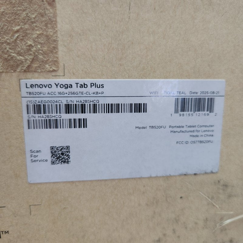 Tablet Lenovo Yoga Tab Plus TB520FU Octa 12.7, 16GB, 256 GB