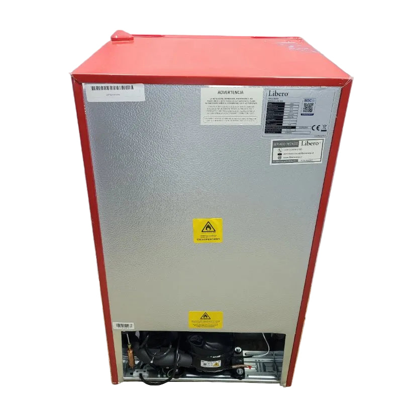 Frigobar Retro Libero LFB-90M 98 Litros Color Rojo