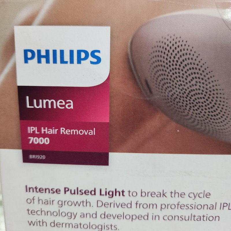 DEPILADORA LASER PHILIPS LUMEA IPL HAIR REMOVAL 7000 BLANCO