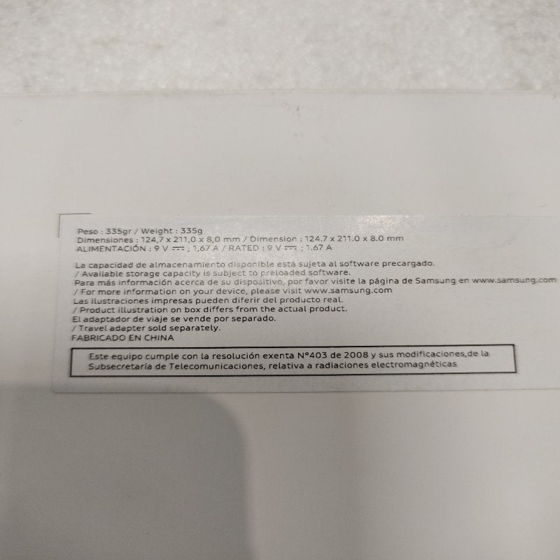 Tablet Samsung Galaxy Tab A11 Lite 8.7 Pulgadas Gris 4GB RAM 64GB