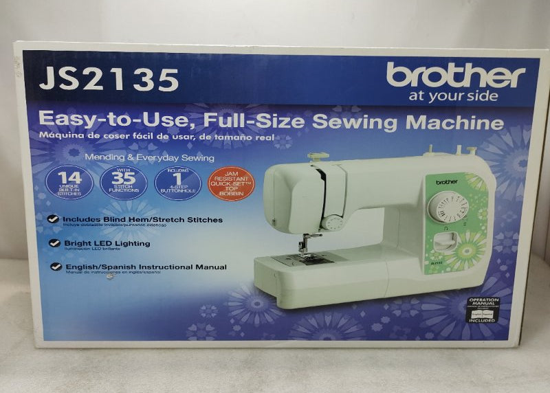 Maquina de Coser Brother JS2135 Blanco