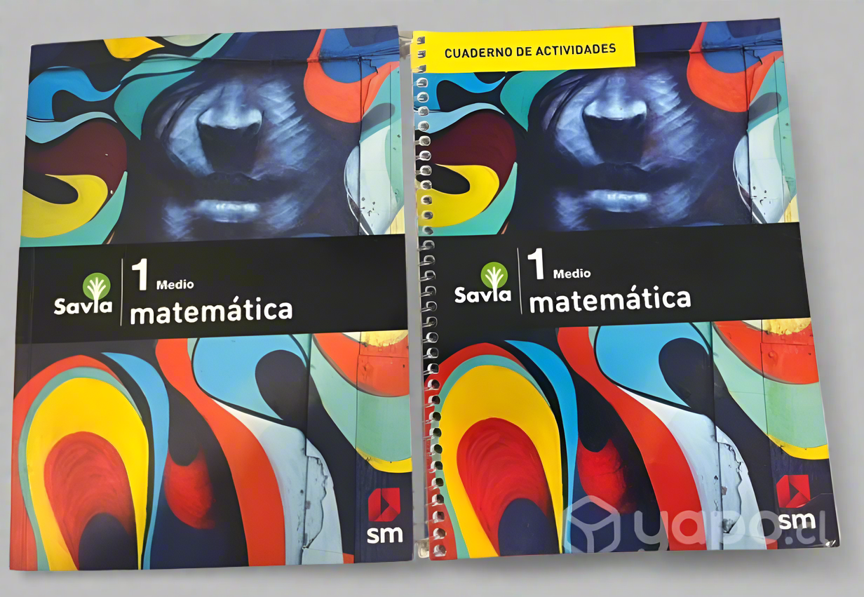 Pack Libro+ Cuaderno De Actividades Sm Primero Medio Matematica