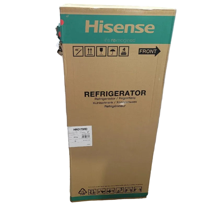 Refrigerador Hisense HRO179RD Rojo 177 Litros