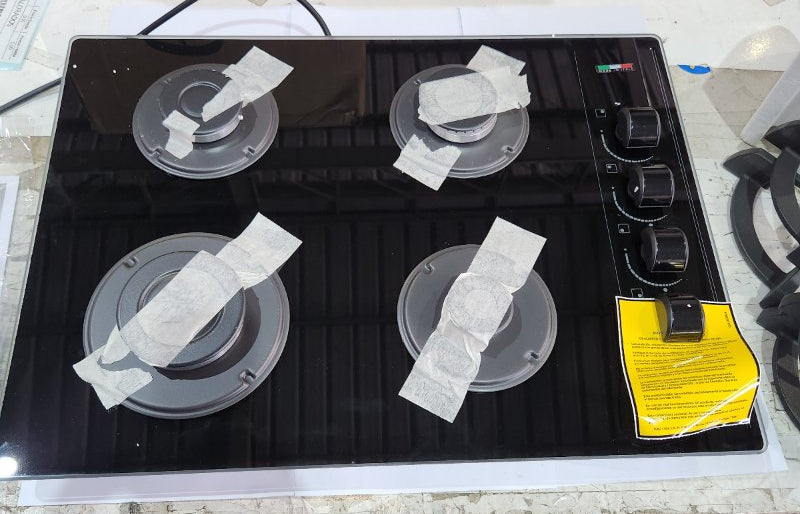 Cocina Encimera Teka GBC 64003 KBB de 4 Platos, Cristal