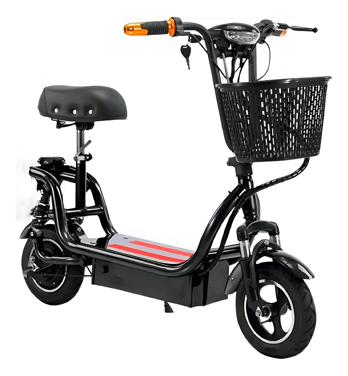 Scooter Eléctrico Adulto Plegable Negro - Velocidad 15 km/h