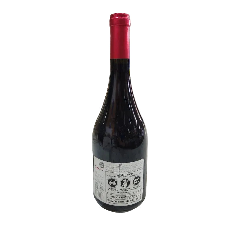 VINO TINTO SANTA CRUZ TUPU EDICION LIMITADA CABERNET SAUVIGNON - PETIT VERDOT VALLE DE COLCHAGUA 750 ML 2016
