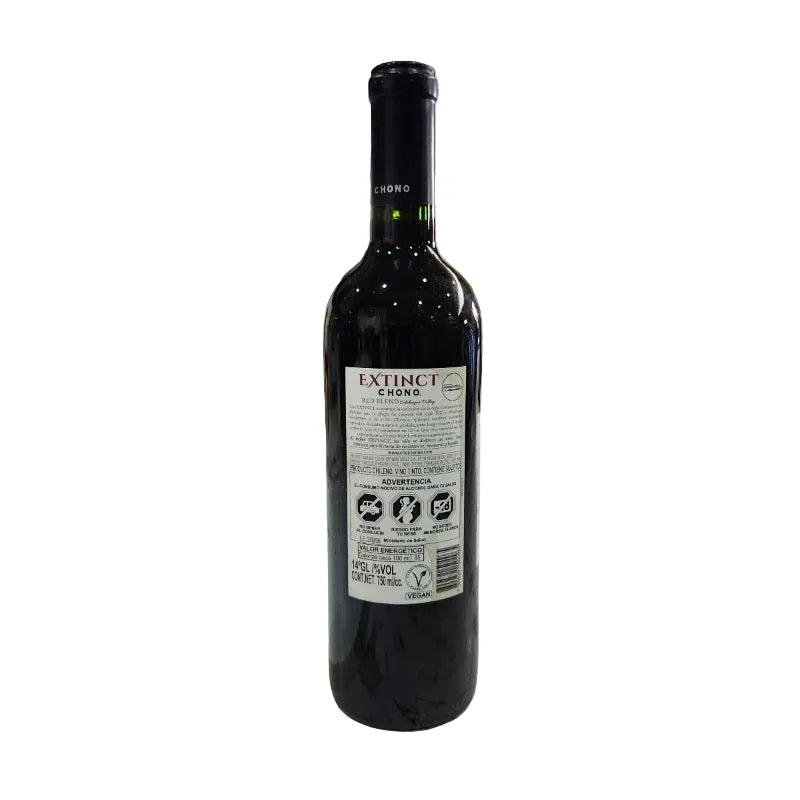 Vino Tinto Extinct Chono Red Blend Valle de Colchagua 750ml 2022