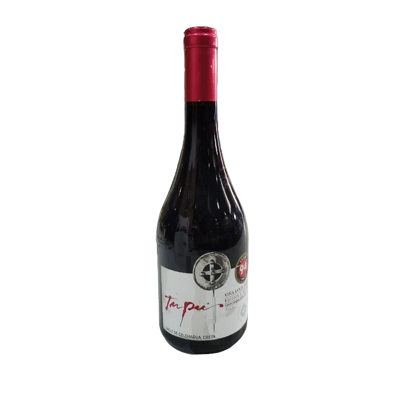 VINO TINTO SANTA CRUZ TUPU EDICION LIMITADA CABERNET SAUVIGNON - PETIT VERDOT VALLE DE COLCHAGUA 750 ML 2016