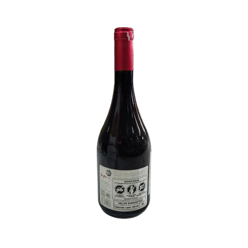 VINO TINTO SANTA CRUZ TUPU EDICION LIMITADA CABERNET SAUVIGNON - PETIT VERDOT VALLE DE COLCHAGUA 750 ML 2016
