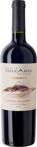 Vino Bodega Volcanes De Chile Cabernet Sauvignon Reserva 2018, 750cc