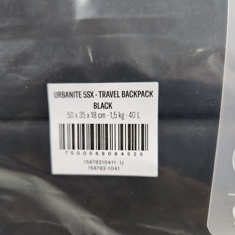Mochila Urbana SAXOLINE Urbanite 5SX Black 40 Litros