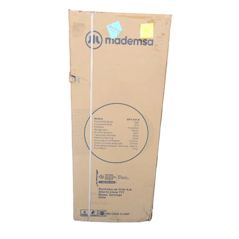 Congelador Vertical Mademsa MFV645B Blanco 157 Litros