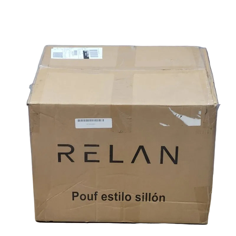 Pouf Tipo Sillón Relan FM2402 Beige - 80x96x76 cm