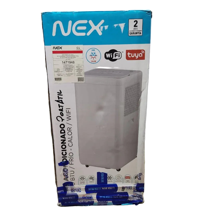 Aire Acondicionado Portátil NEX 12000 BTU Blanco