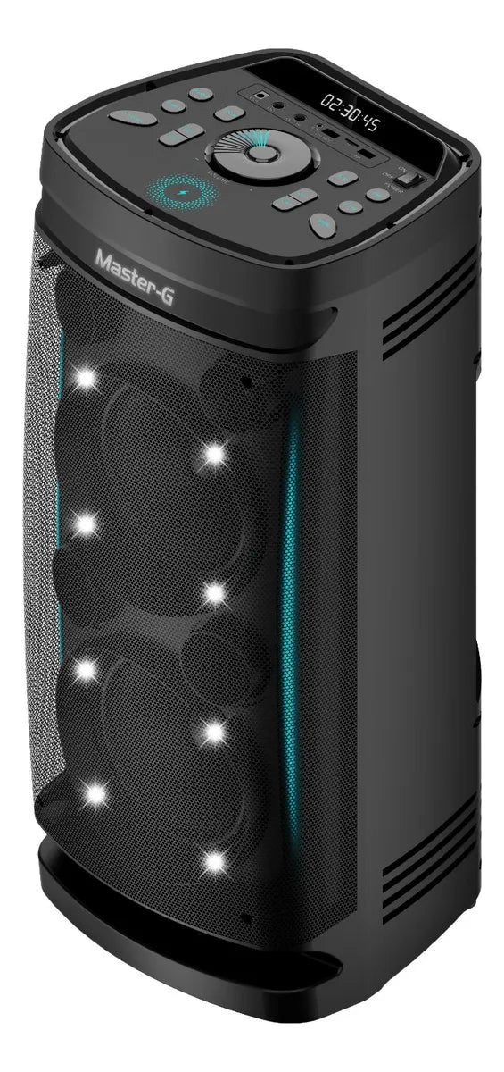 Parlante Bluetooth Karaoke Master-G Electrovibes 8" X2 16.000 Watts