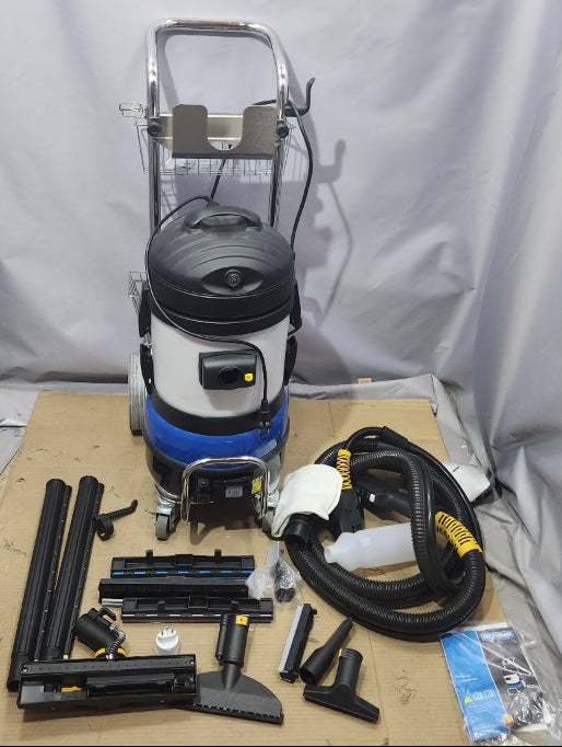 Vaporizadora a Vapor Carmen Plus Technovap 4PR-VAPO6BAR - 3.65 KW, Negro con azul