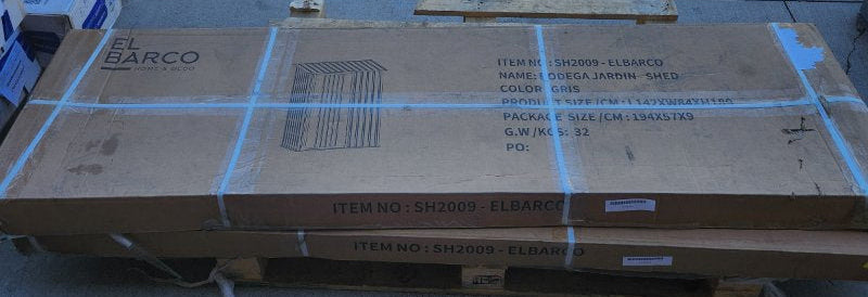 Bodega de Jardín El Barco Home Deco SH 2009 Gris