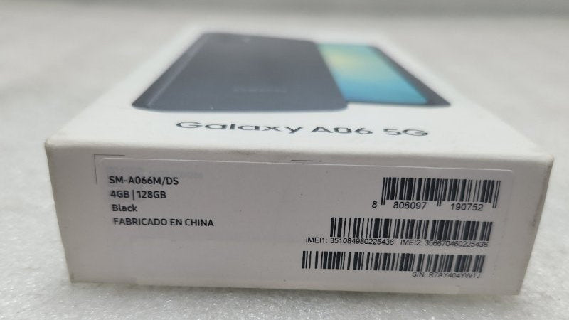 Samsung Galaxy A06 4GB RAM 128GB ROM Negro
