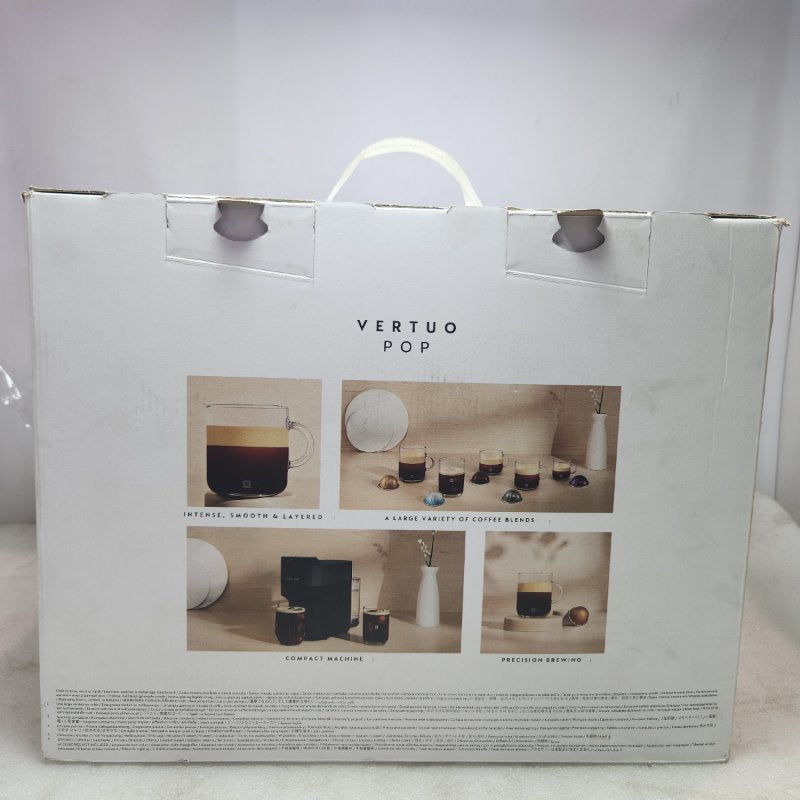 Cafetera Nespresso Vertuo Pop Negra