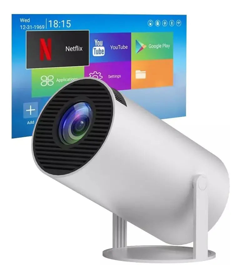 Proyector Portátil Mini Ultra HD 4K HY300PRO con WiFi y Bluetooth