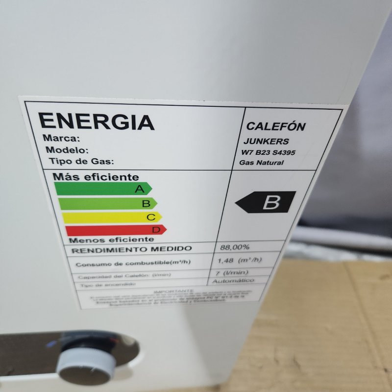 Calefont Junkers Bosch Hydrobase 1500 de 7 Litros