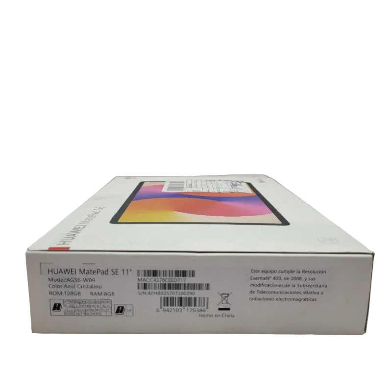 Tablet Huawei MatePad SE 11" 128GB 8GB Azul Cristalino