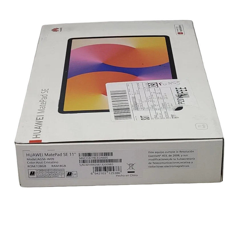Tablet Huawei MatePad SE 11" 128GB 8GB Azul Cristalino