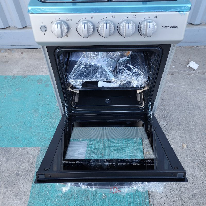 Cocina Midea MFO-MG20TCSSL 4 Platos Gas Licuado Plata
