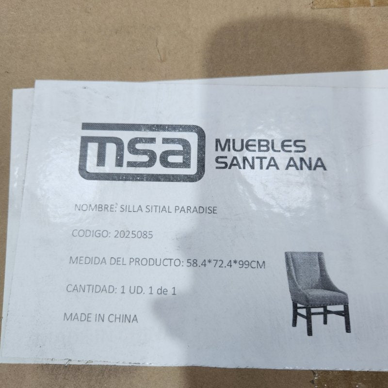 Silla Sitial Paradise Muebles Santa Ana