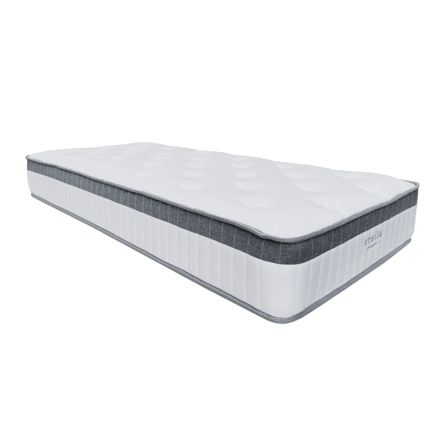 Colchón 2 Plazas 150x190X21 Cm Pillow 5 Sueño Stella Rsbrs21150190 Blanco