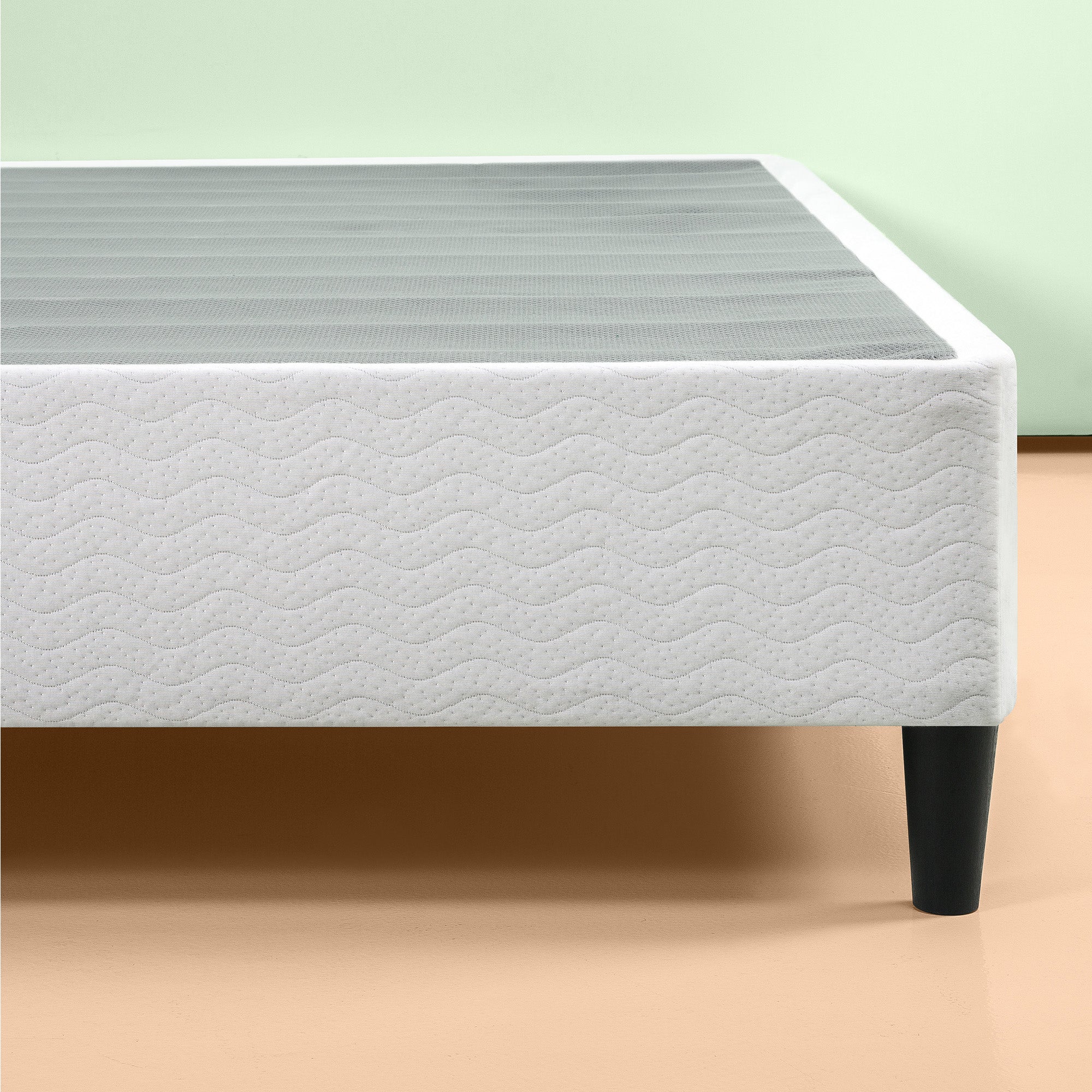 Base de Cama 2 Plazas Zinus BSLB 150x190 cm, Blanco