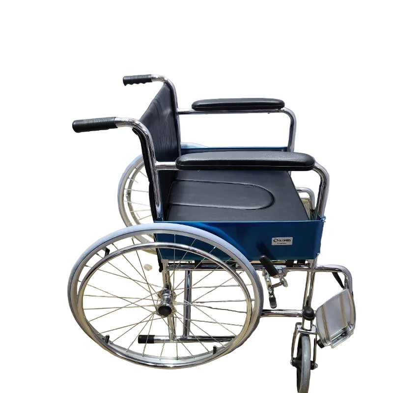 Silla de Ruedas Estándar Asiento Eco Glomed Negro