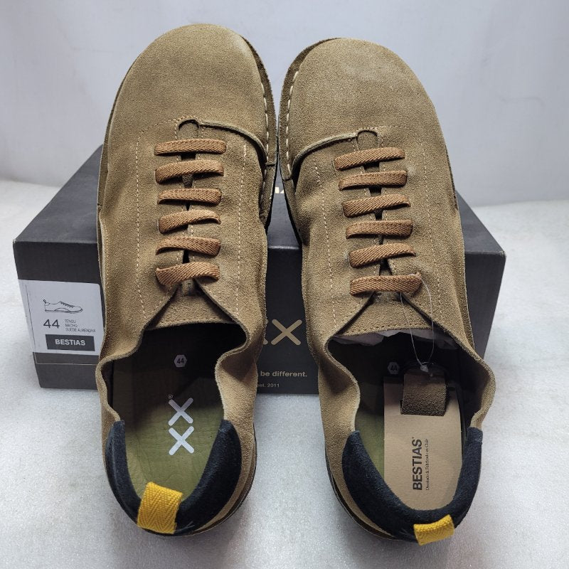 Zapato Bestias Tengu Macho Suede Almendra 44 Masculino