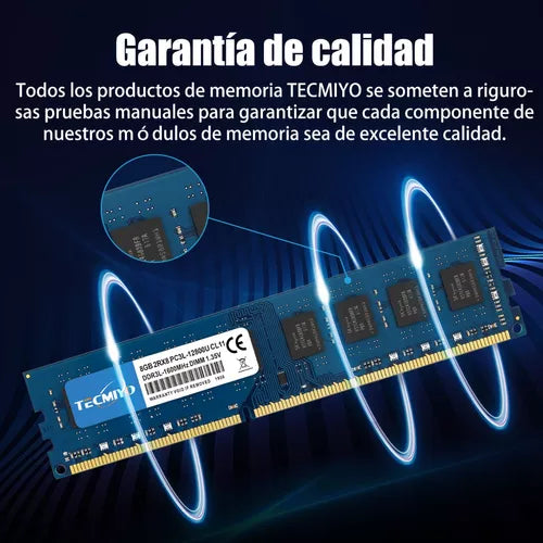 Memoria Ram Tecmiyo 8Bgddr3L1600Udimm