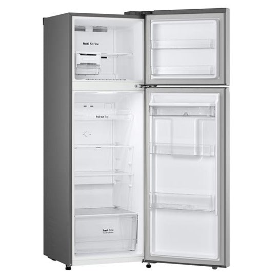 Refrigerador Congelador Lg Vt27Wpp Sistema De Deshielo Automático Silver 262 Lts