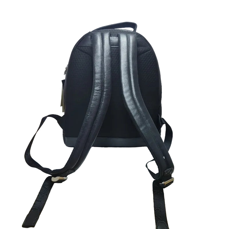 Mochila Velez Cuero Natural Floral - Tierra Negro