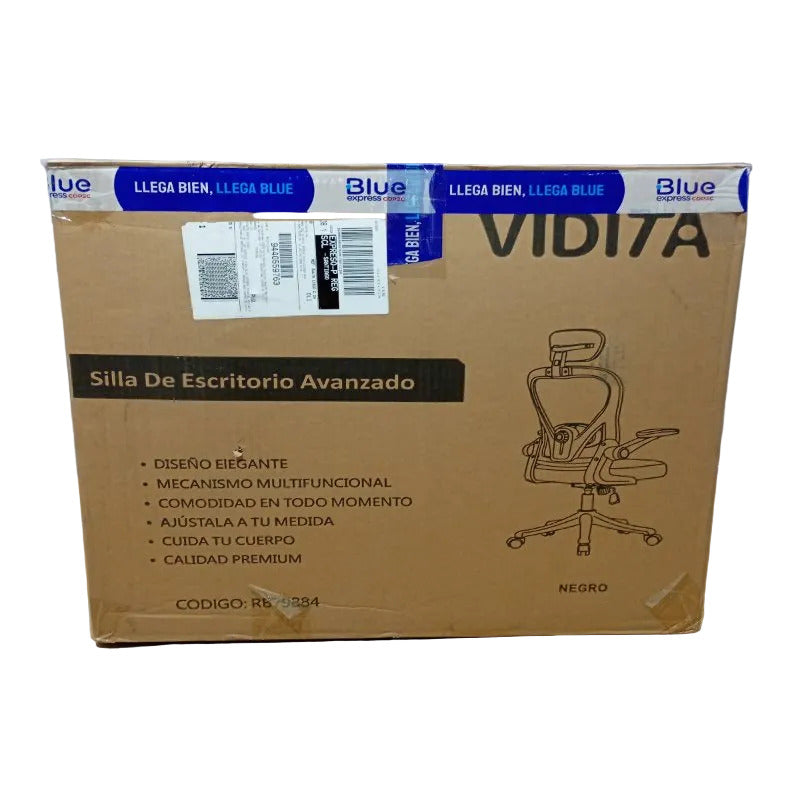 Silla de Escritorio Vidita Avanzado Negro