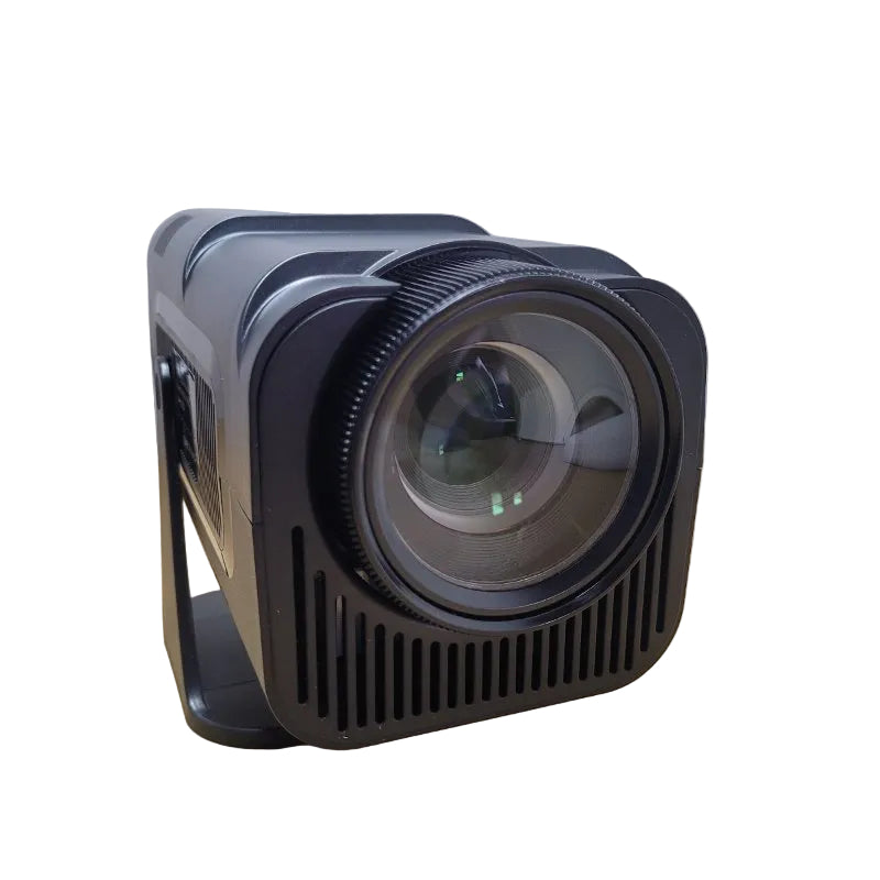 Proyector Portátil 4K HY320 con Android 11, WiFi 6, HDMI y USB – Negro