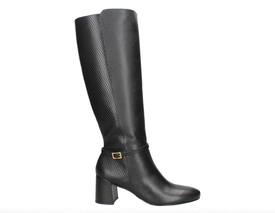 Botas Largas Casual Mingo J466 Cuero Negro 37 Femenino