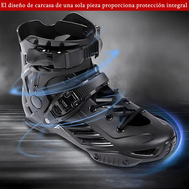 Patines Profesionales JGMLZK SPORTS Ruedas 22.5- 76 mm, Blanco