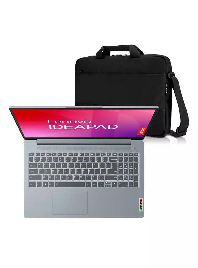 Notebook +Bolso Lenovo Ideapad Slim 3 Gen 8 Amd Ryzen 5 7520u 15.6" Fhd Gris 8gb 512gb