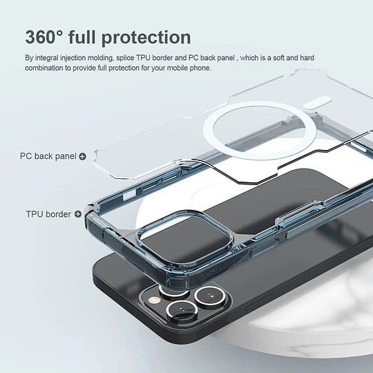 Carcasa Nillkin Magnetica Para Iphone 13 Pro Max Transparente