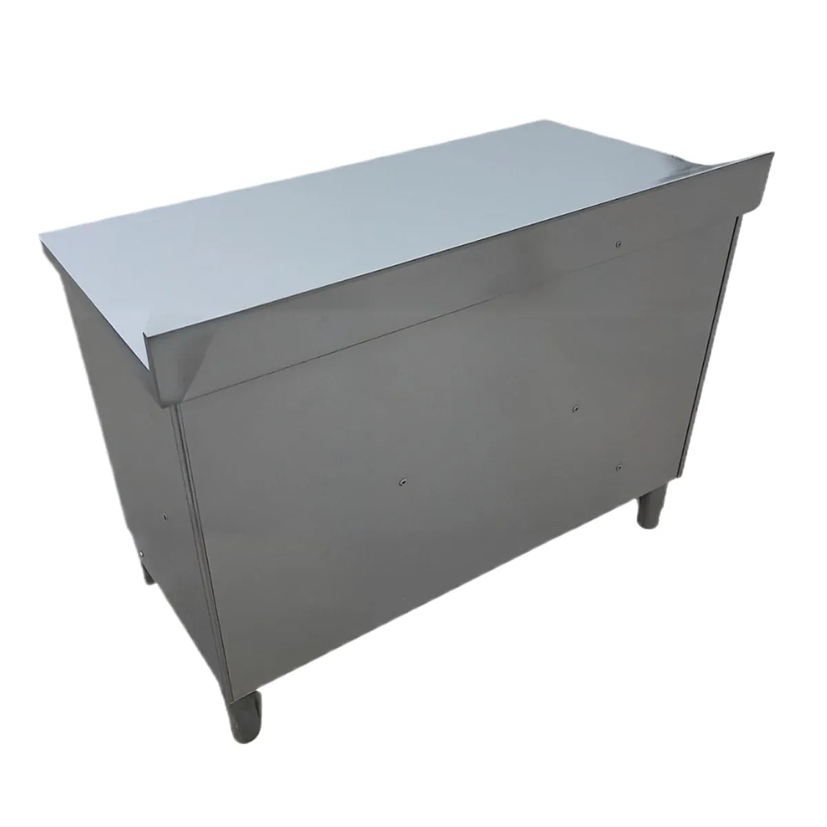Mesón Mural Cerrado Acero Inoxidable ProChef Inox 180x60x85 cm