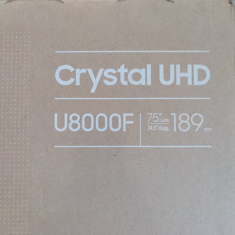 Smart TV Crystal UHD Samsung 75 UN75U8000FG