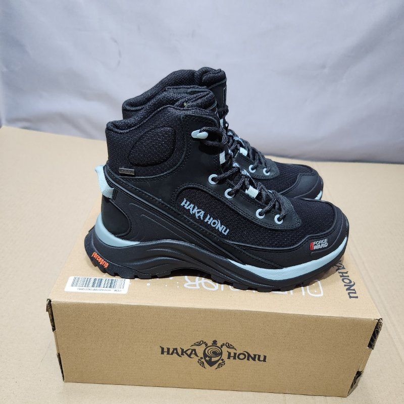 Botín Haka Honu Buey Negro 38 (24.5 cm) Femenino