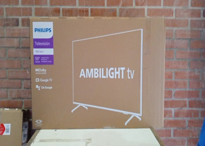 LED TV 4K UHD 50 Pulgadas Philips Ambilight 7908