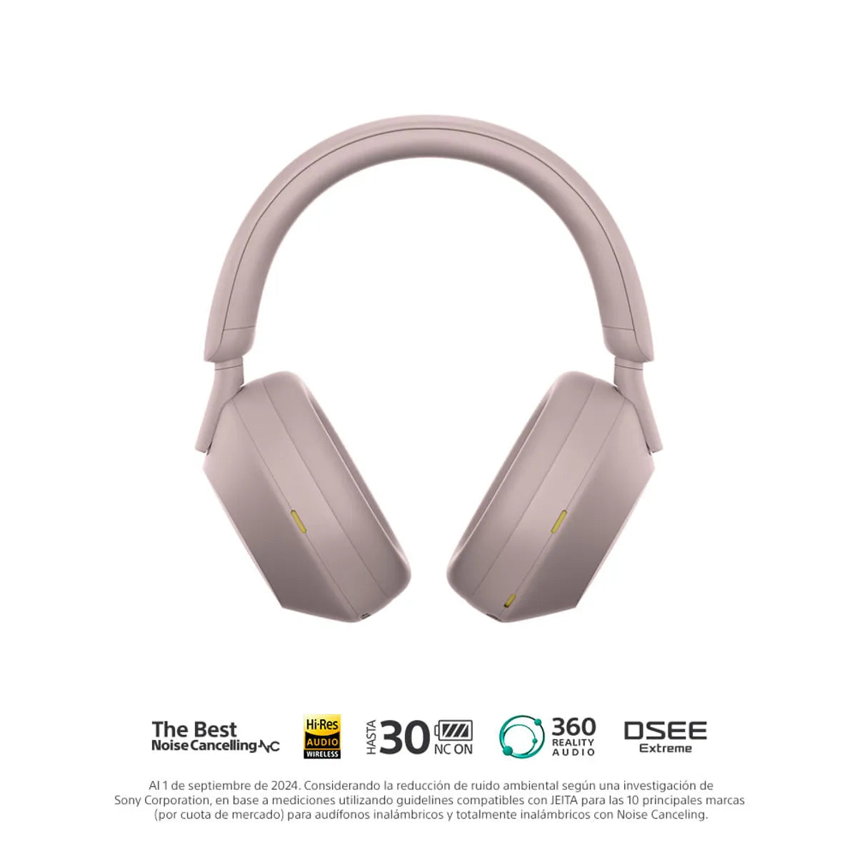 Audífonos Sony WH-1000XM5 – Smoky Pink / Rosa Foncé