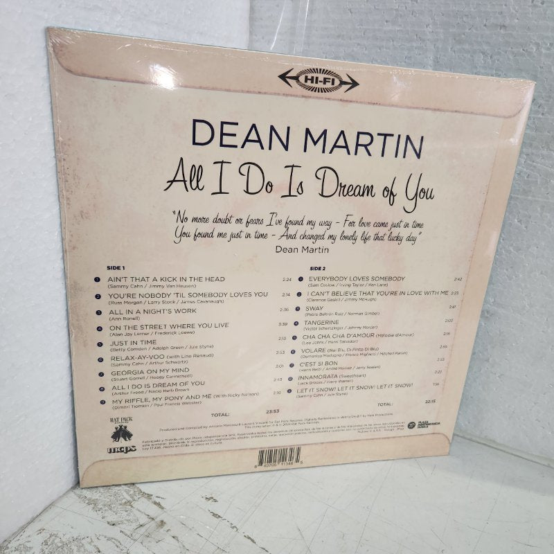 Vinilo Dean Martin - All I Do Is Dream of You